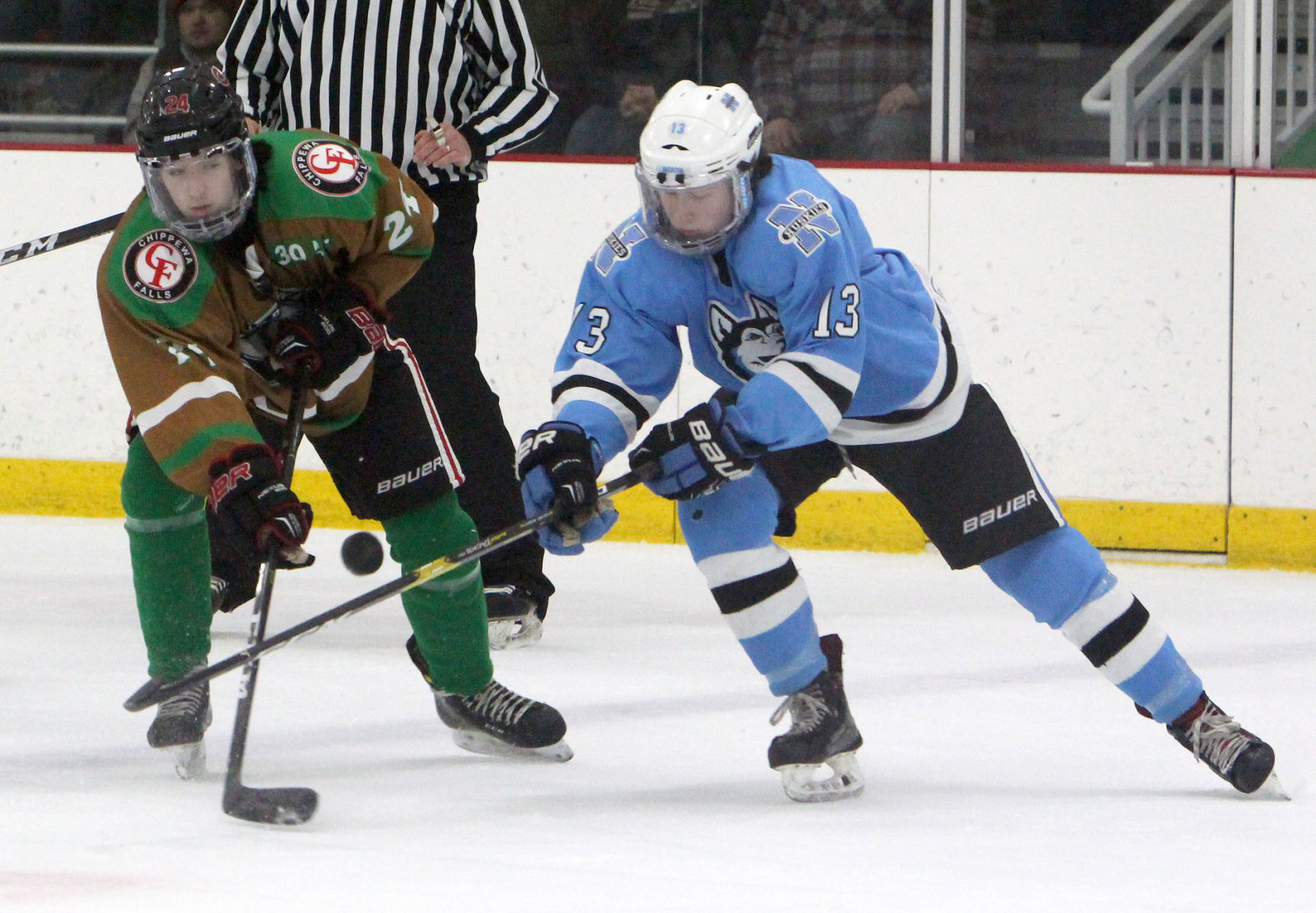 Eau Claire North at Chi-Hi boys hockey 1-8-19